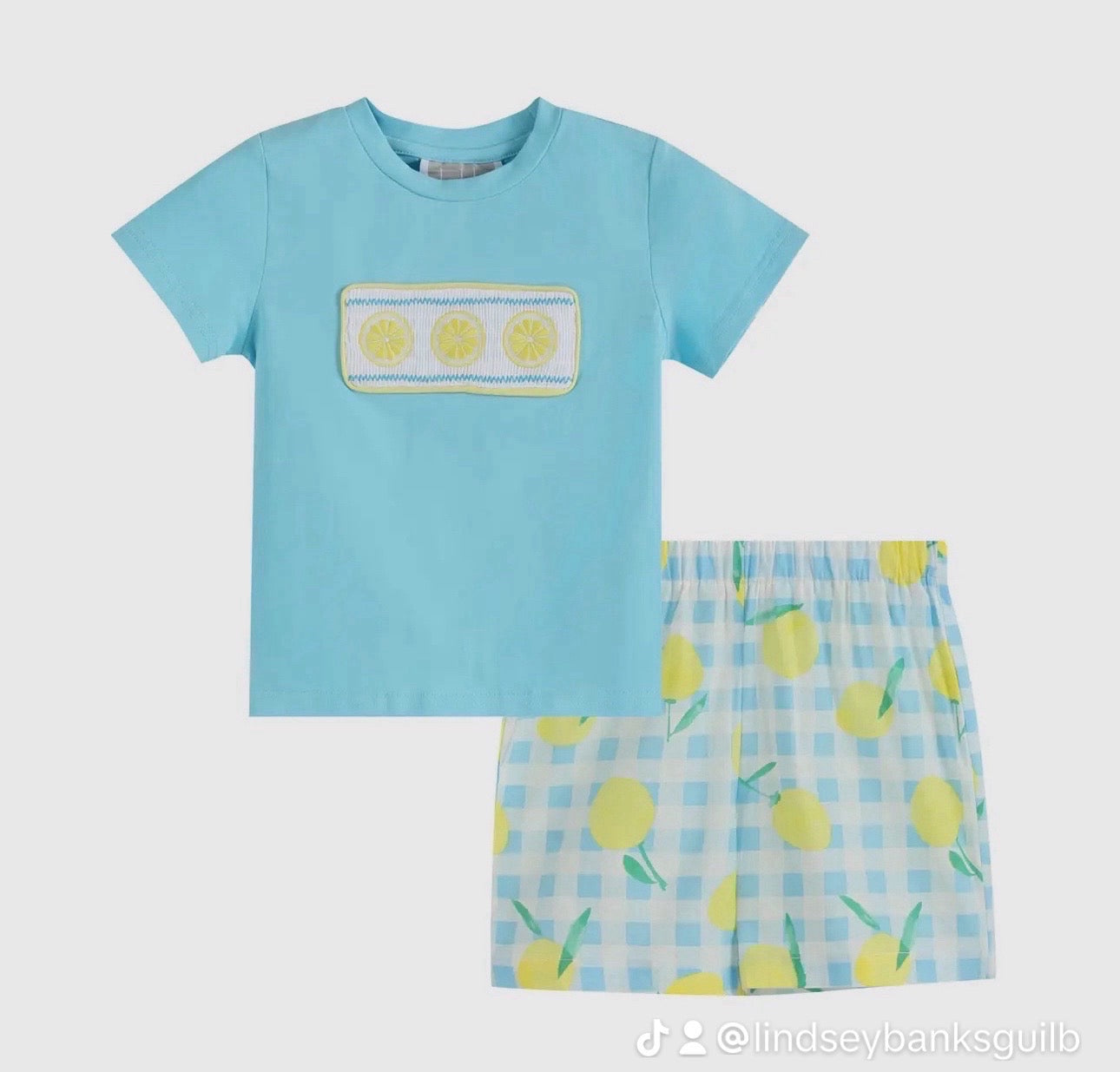 Lemon & Orange T-shirt and Short Set