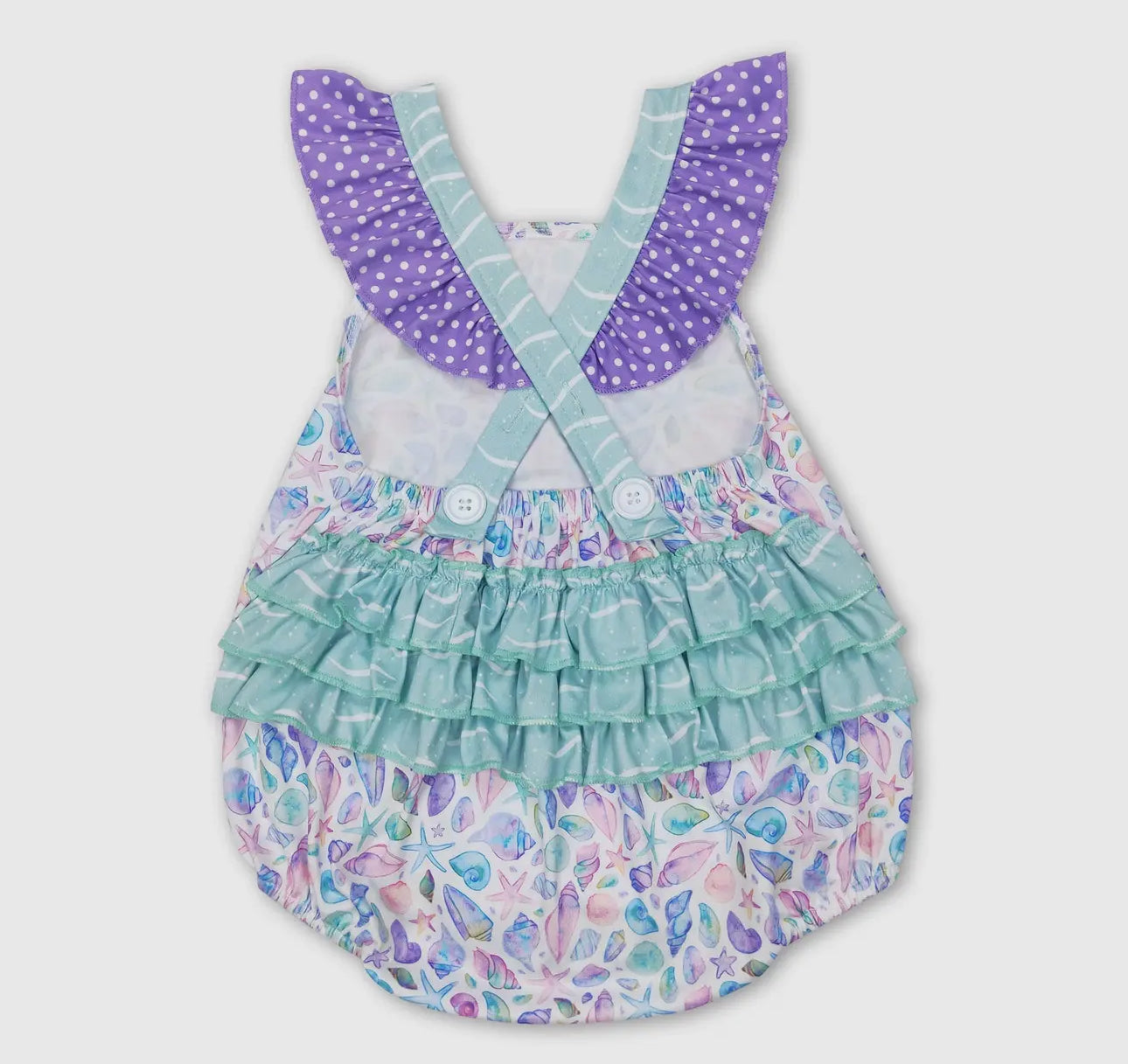 Flutter Sleeves Conch Girl Bubble