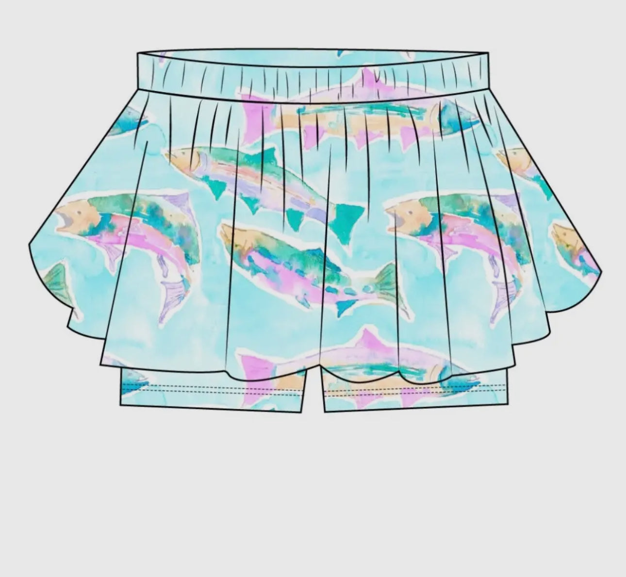 Fish Skort